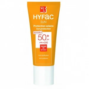 HYFAC SUN PROTECTION SOLAIRE INVISIBLE SPF50 40ML pharmashop