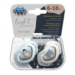CANPOL BABIES 2 SUCETTES UNIVERSELLES 6-18M BONJOUR PARIS 22/648