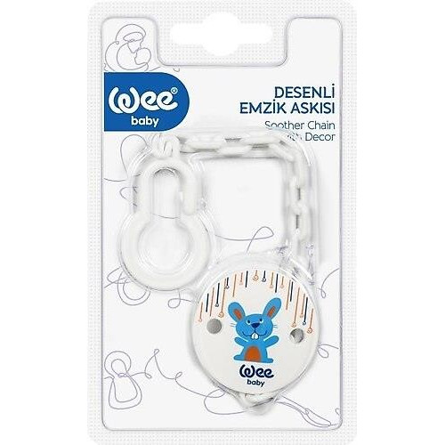 WEE BABY ATTACHE CHAINE DE SUCETTE DECOREE