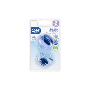 WEE BABY 2 SUCETTES ORTHODONTIC 6-18M