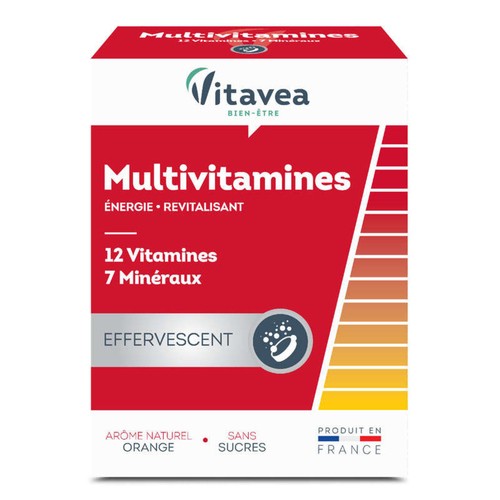 VITAVEA MULTIVITAMINES 12 VITAMINES+7 OLIGO ELEMENTS EFFERVESCENT 24 COMPRIMES pharmashop VITAVEA MULTIVITAMINES 12 VITAMINES+7 OLIGO ELEMENTS EFFERVESCENT 24 COMPRIMES pharmashop