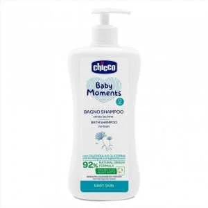 CHICCO SHAMPOING CHEV & CORPS BABY MOMENTS, 200 ml