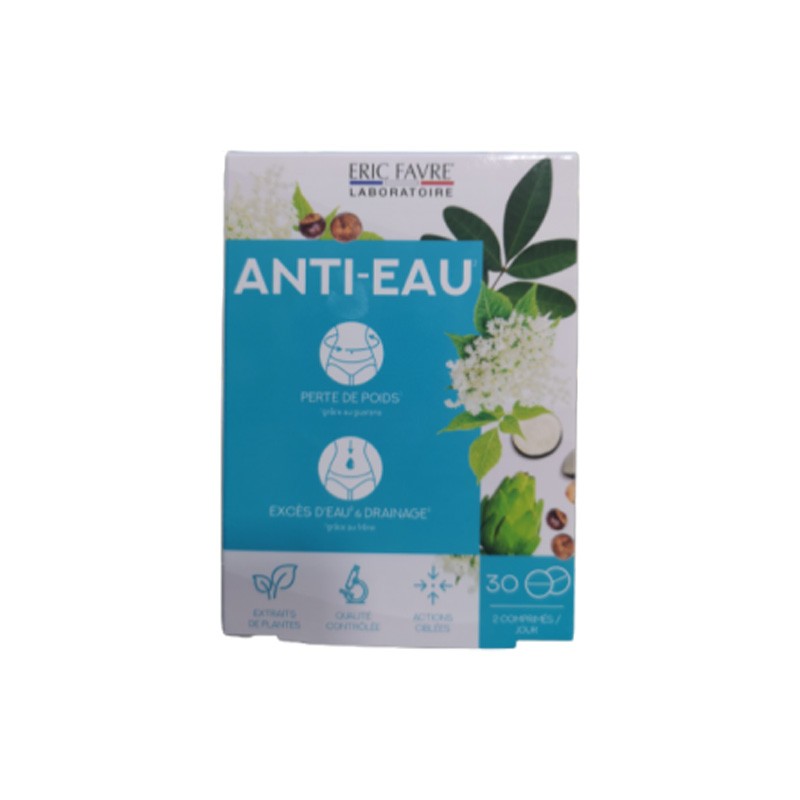 ERIC FAVRE ANTI EAU 30 COMPRIMES pharmashop ERIC FAVRE ANTI EAU 30 COMPRIMES pharmashop