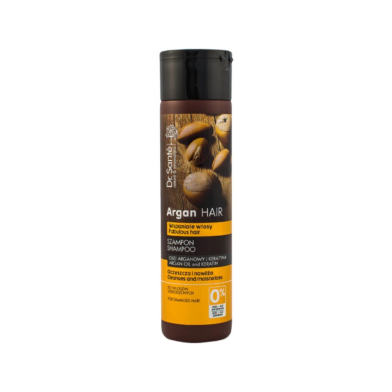 Shampoing à l'argan pour cheveux abîmés 250ml | Pharmashop