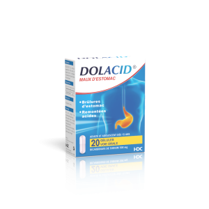 DOLACID MAUX D’ESTOMAC 20 GELULES  PHARMASHOP