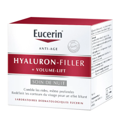 EUCERIN HYALURON FILLER VOLUME LIFT SOIN DE NUIT 50ML-pharmashop