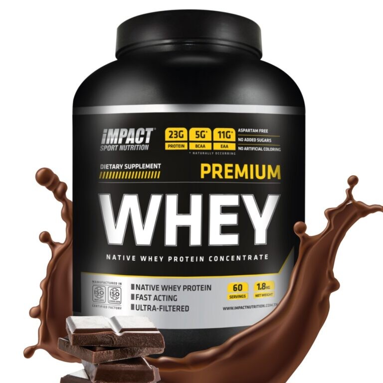 IMPACT PROTEINE PREMIUM WHEY CHOCOLATE 1.8 KG IMPACT PROTEINE PREMIUM WHEY CHOCOLATE 1.8 KG