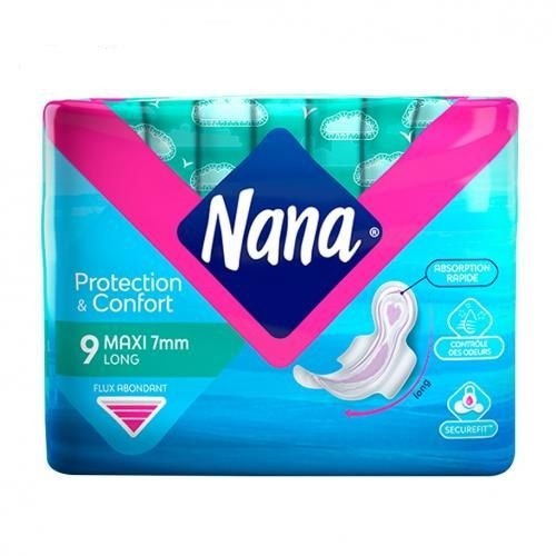 NANA SERVIETTE MAXI ULTRA SUPER 9 PIECES NANA SERVIETTE MAXI ULTRA SUPER 9 PIECES