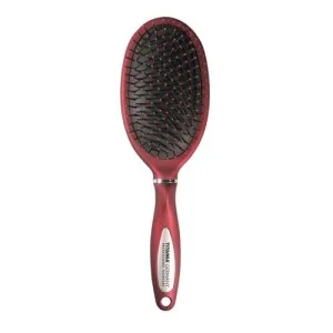 TITANIA BROSSE PNEUMATIQUE ROUGE 10 RANGEES 26 CM