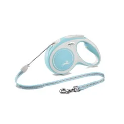 FLEXI LAISSE NEW COMFORT CORDE T3 M 5M BLEU CLAIR