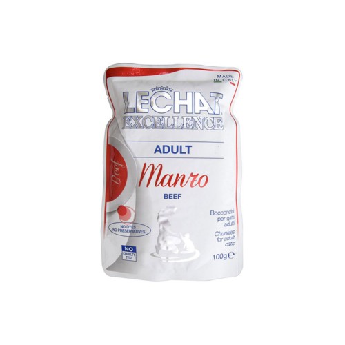LE CHAT EXCELLENCE POCHON ADULT BOEUF 100G