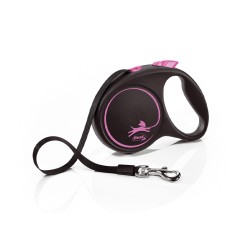 FLEXI LAISSE BLACK DESIGN TAPE M 5M
