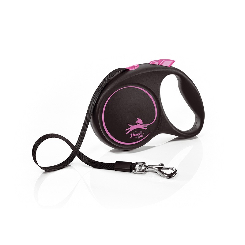 FLEXI LAISSE BLACK DESIGN TAPE M 5M