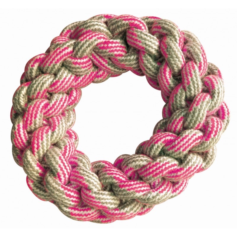CROCI OS EN COTON RING PASTEL 18 CM ROSE