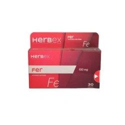 HERBEX FER 100MG 30 GELULES-pharmashop