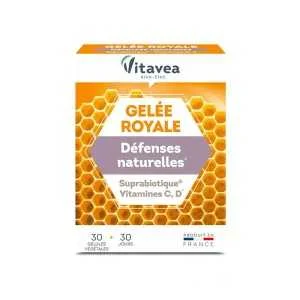 VITAVEA GELEE ROYALE DEFENSES NATURELLES 30 GELULES-pharmashop