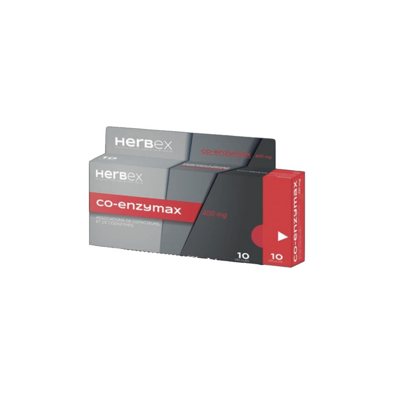 HERBEX CO-ENZYMAX 400 MG 10 GELULES HERBEX CO-ENZYMAX 400 MG 10 GELULES