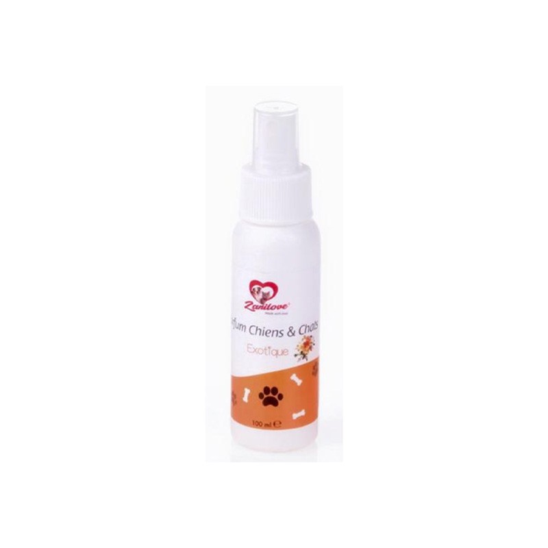 ZANILOVE PARFUM CHIENS ET CHATS EXOTIQUE 100ML ZANILOVE PARFUM CHIENS ET CHATS EXOTIQUE 100ML