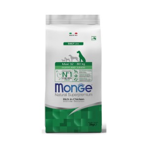 Monge - Natural Superpremium - Croquette Chien Hypoallergénic Avec