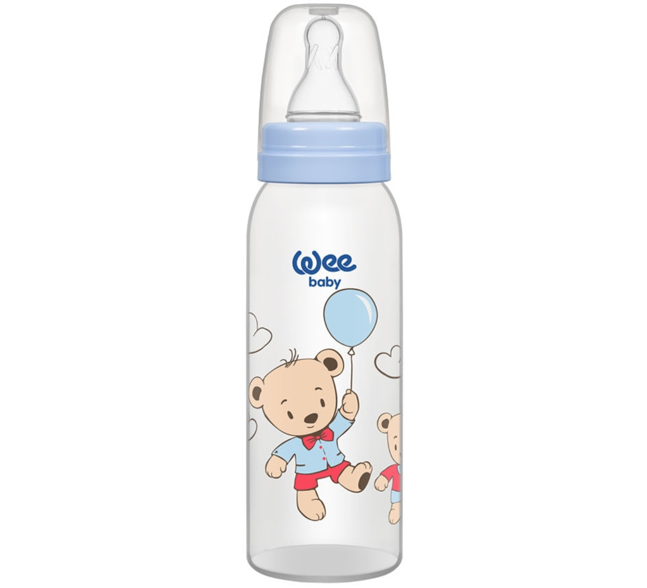 WEE BABY BIBERON CLASSIC PP 0-6M 250 ML bleu pharmashop