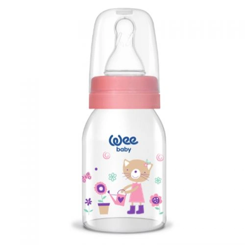 WEE BABY BIBERON EN VERRE CLASSIQUE 0-6 M 125ML 877 pharmashop rose