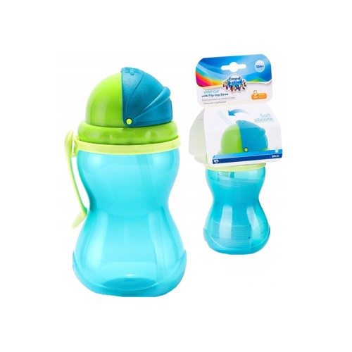 Canpol Babies Sport Cup with Flip Top Straw 12 m+ 370 ml
