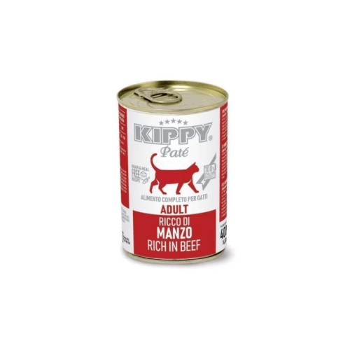 KIPPY PATE AU BOEUF POUR CHAT ADULT 400GR