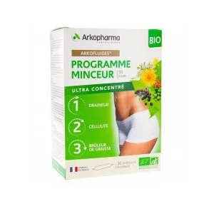 ARKOPHARMA PROGRAMME MINCEUR BIO 30 AMPOULES-pharmashop