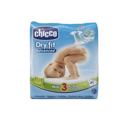 CHICCO DRY FIT COUCHE MEDIUM 4-9KG 21 PIECES