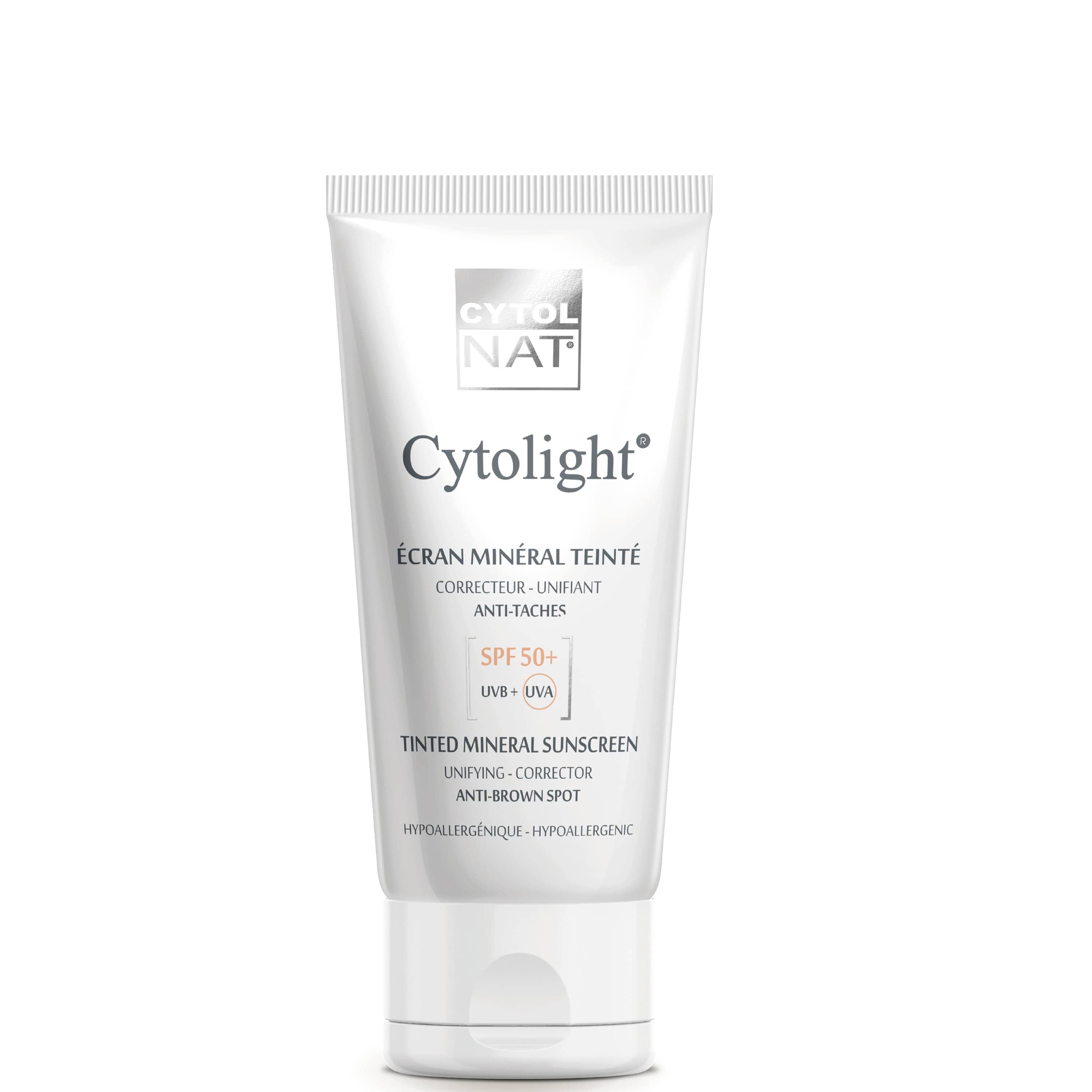 CYTOLNAT CYTOLIGHT ECRAN MINERAL TEINTEE ANTI TAHES SPF50+ 50ML pharmashop