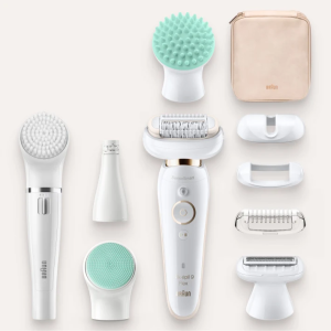 BRAUN ÉPILATEUR SILK-EPIL 9 FLEX BEAUTY SET AVEC TECHNOLOGIE WET & DRY 9300 pharmashop