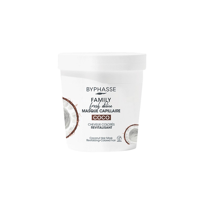 Masque capillaire coco pour cheveux colorés 250ml | Pharmashop