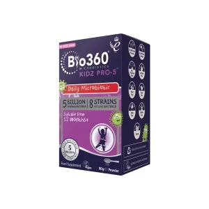 BIO 360 MICROBIOTICS KIDZ PRO-5 POUDRE 90G pharmashop