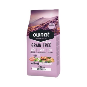 OWNAT PRIME GRAIN FREE STERILIZED 3KG-pharmashop