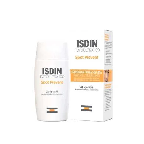 ISDIN PHOTOPROTECTEUR ECRAN SOLAIRE SPOT PREVENT SPF50+ 50ML-pharmashop