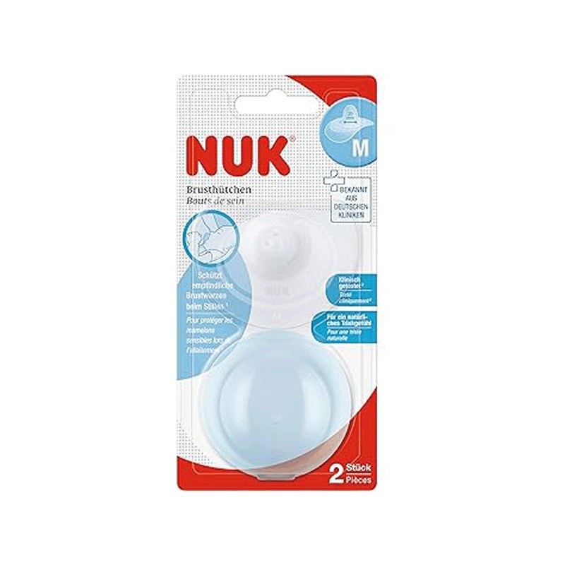NUK PROTEGES MAMELONS 2 PIECES TAILLE M-pharmashop NUK PROTEGES MAMELONS 2 PIECES TAILLE M-pharmashop