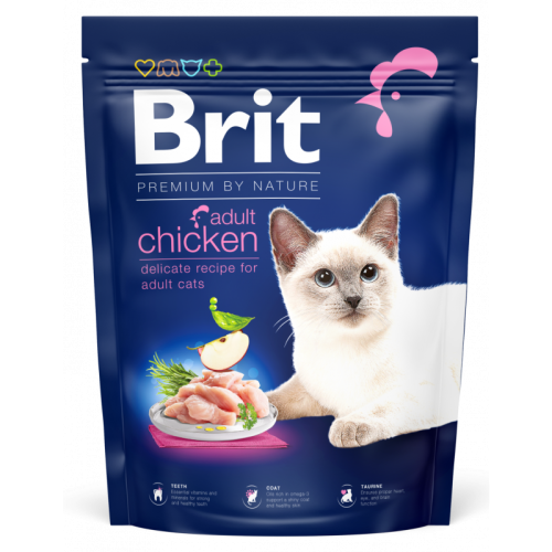 BRIT PREMIUM BY NATURE POUR CHAT ADULTE1.5KG