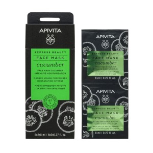 APIVITA EXPRESS BEAUTY FACE MASK CUCUMBER 6*2*8ML-pharmashop