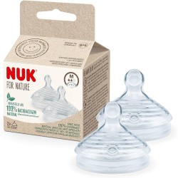 NUK 2 TETINES FOR NATURE 0-6M