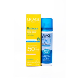PACK URIAGE BARIESUN CREME TEINTE CLAIRE SPF50 50ML+EAU THERMALE 50ML (OFFERT)-pharmashop