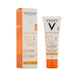 VICHY CAPITAL SOLEIL SOIN ANTI TACHES TEINTEE 3EN1 SPF50 50ML-pharmashop