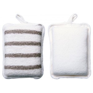 TITANIA EPONGE DE MASSAGE EN CHANVRE TERRY BEIGE 7700-pharmashop