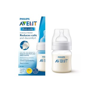AVENT BIBERON ANTI COLIC NATURAL 0M+125ML-pharmashop