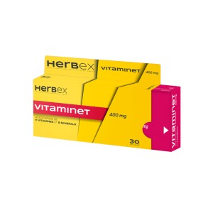 HERBEX VITAMINET 400MG 30 GELULES-pharmashop