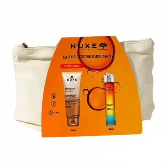 NUXE SUN TROUSSE EAU DELICIEUSE + PRODIGIEUX LAIT PARFUME 200 ML (OFFERT) NUXE SUN TROUSSE EAU DELICIEUSE + PRODIGIEUX LAIT PARFUME 200 ML (OFFERT)