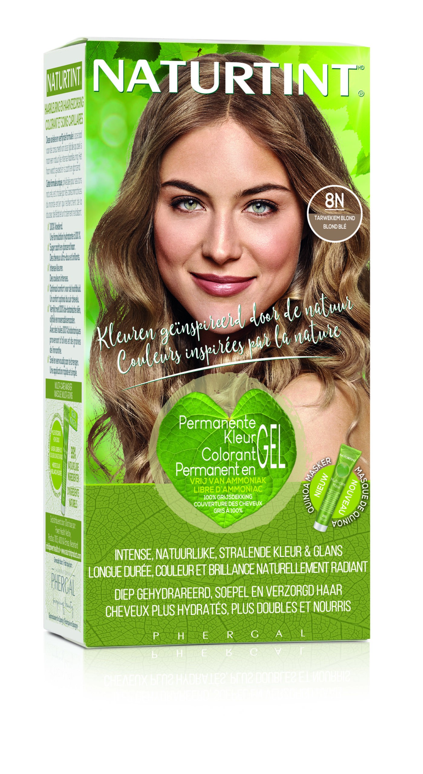NATURTINT COLORATION PERMANANTE 8N BLOND BLÉ 170 ML PHARMASHOP