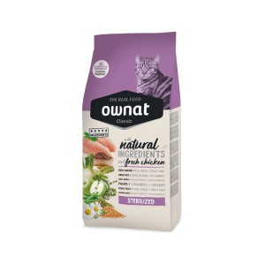 OWNAT CLASSIC CHAT STERILISE AU POULET 1.5KG-pharmashop