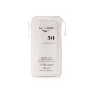 BYPHASSE COTONS DEMAQUILLANTS CARRES 50 UNITES-pharmashop