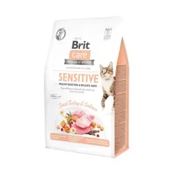 BRIT CARE SENSITIVE CROQUETTE DINDE ET SAUMON 400GR