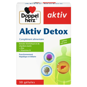 AKTIV DETOX 30 GELULES PHARMASHOP